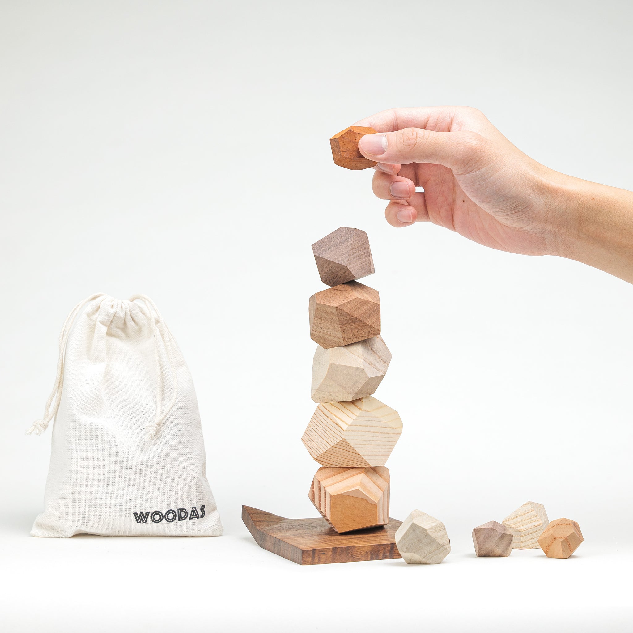 Woodas Deluxe: The Wood Art Stacking Toy – Mokuomo
