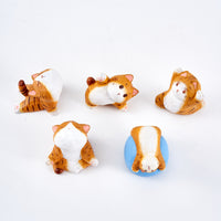 The Wooden Meowmaster Yoga Family