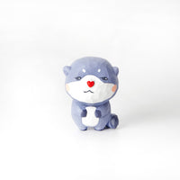 Meli 自信水獺木雕